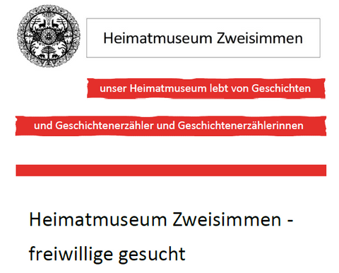 Heimatmuseum - Freiwillige gesucht Heimatmuseum - Freiwillige gesucht