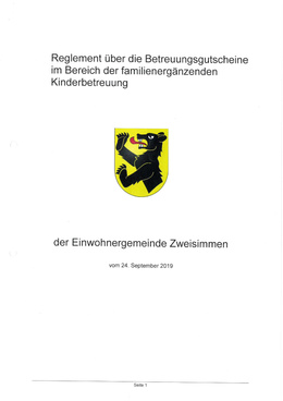 Betreuungsgutscheine Kinderbetreuung (KITA)