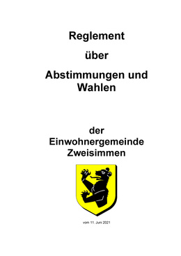 Abstimmung und Wahlen