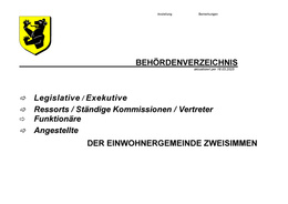 Behördenverzeichenis per 01.06.2025 Behördenverzeichnis