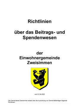 Beiträge und Spenden